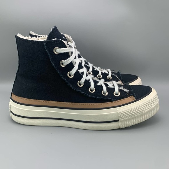Converse Shoes - Converse Chuck Taylor All Star Raw Edge Women's Platform High - Size: 8.5